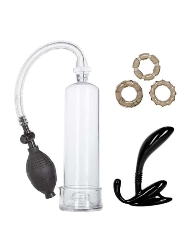 California Exotics His Pump Kit: Toy-Set mit Penispumpe