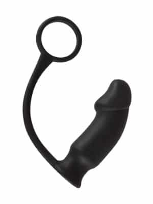 You2Toys Black Velvets: Vibro-Plug mit Penisring