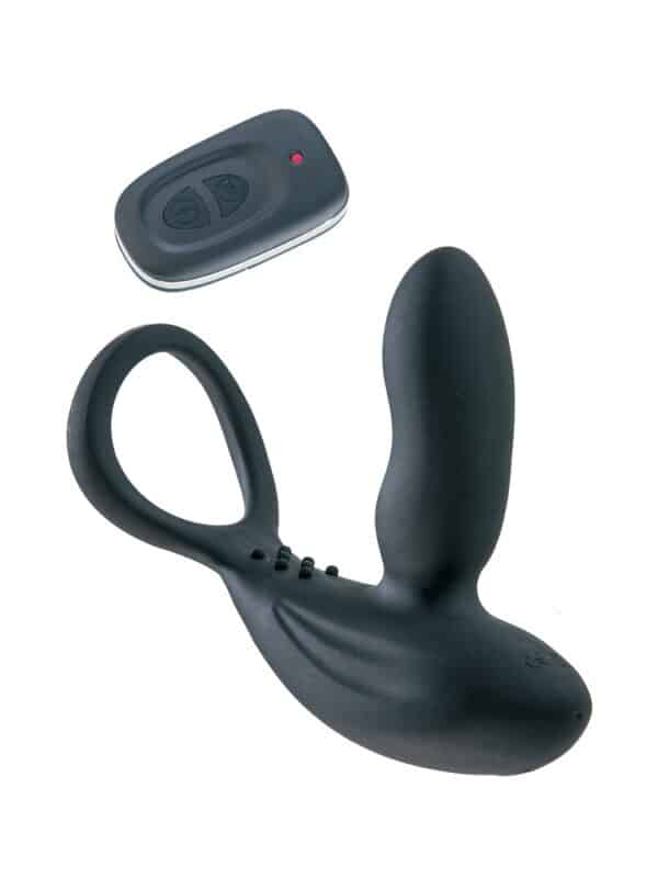 Malesation Malesation Love-Rider: Prostatavibrator mit Penis-/Hodenring