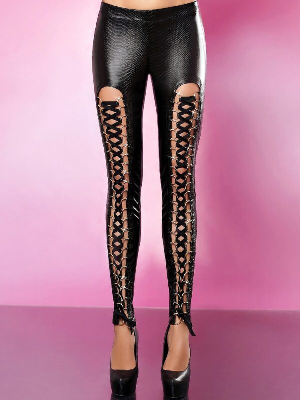 Lolitta Lolitta Kunstleder-Leggins: Aggressive