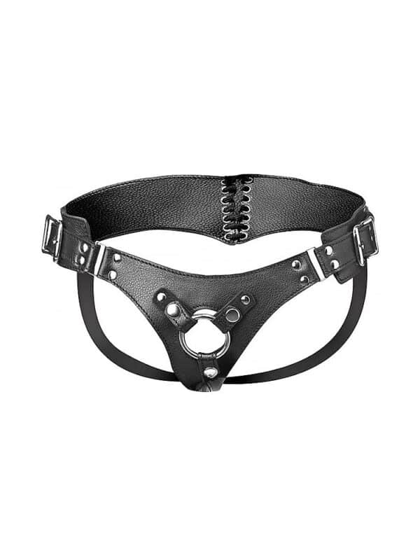 Strap U Strap U Bodice: Strap-On Harness mit Schnürung