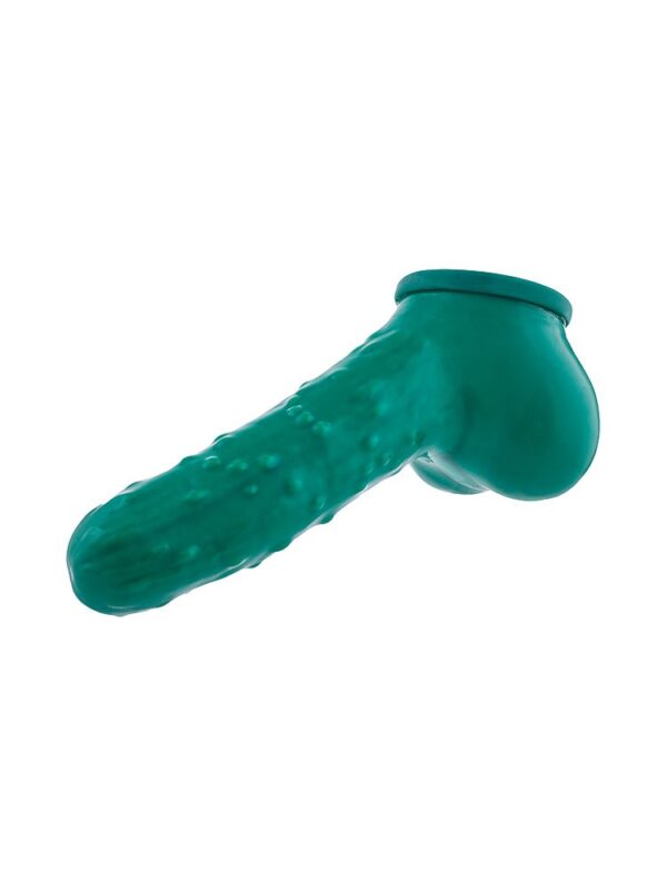 Toylie Toylie Gurke: Latex-Penis-Hodenhülle (15cm)