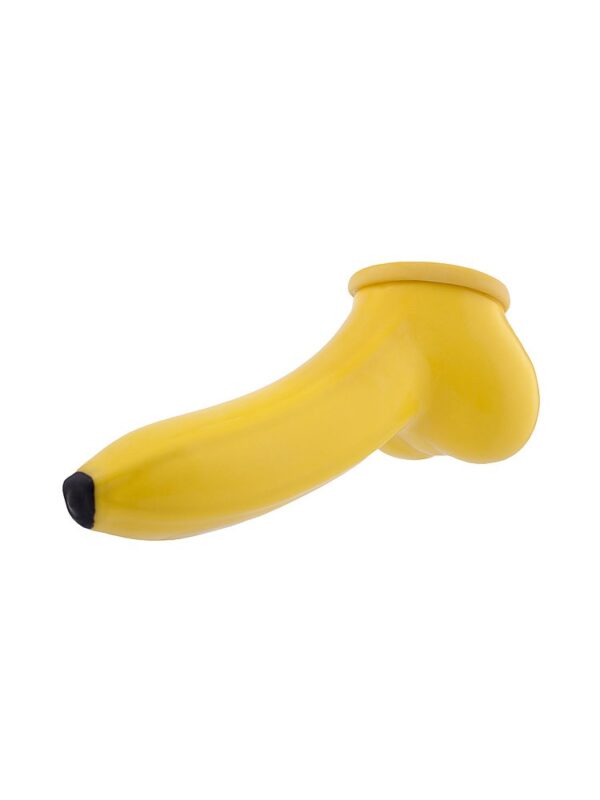 Toylie Toylie Banane: Latex-Penis-Hodenhülle (15cm)