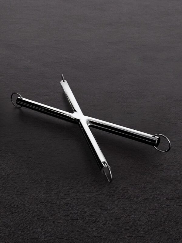 TRIUNE Triune X Hogtie Bar: Edelstahl-Fesselkreuz