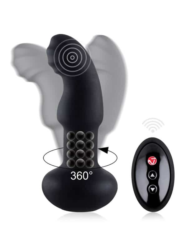 Nomi Tang Nomi Tang Pluggy Rotating Butt Plug: Vibro-Analplug